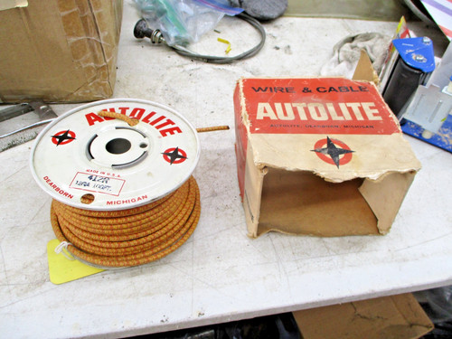 Auto lite cloth wire 100 - wire, ft